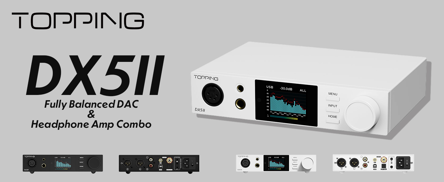 Topping DX5 Ⅱ DX5Ⅱ ホワイト DAC / ヘッドホンアンプ 試聴のみ DX5 ii DX5ii 1453636_3.jpg